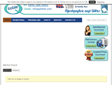 Tablet Screenshot of giftsandmerchandise.co.uk